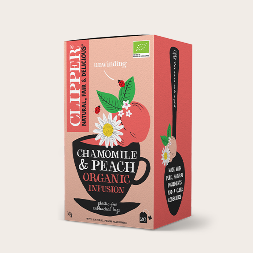 Chamomile and Peach Tea Bags