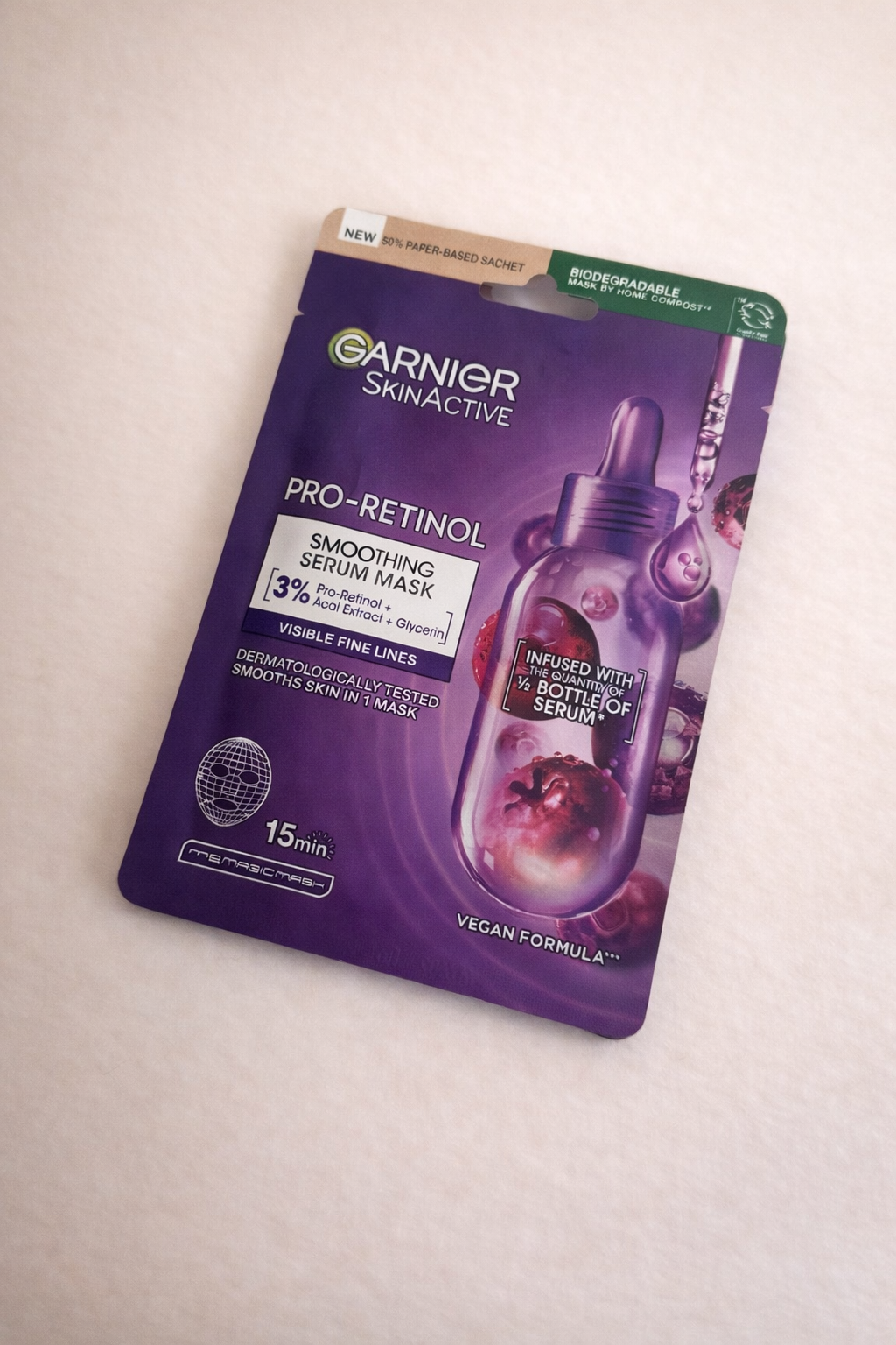 Pro-Retinol Smoothing Serum Sheet Mask