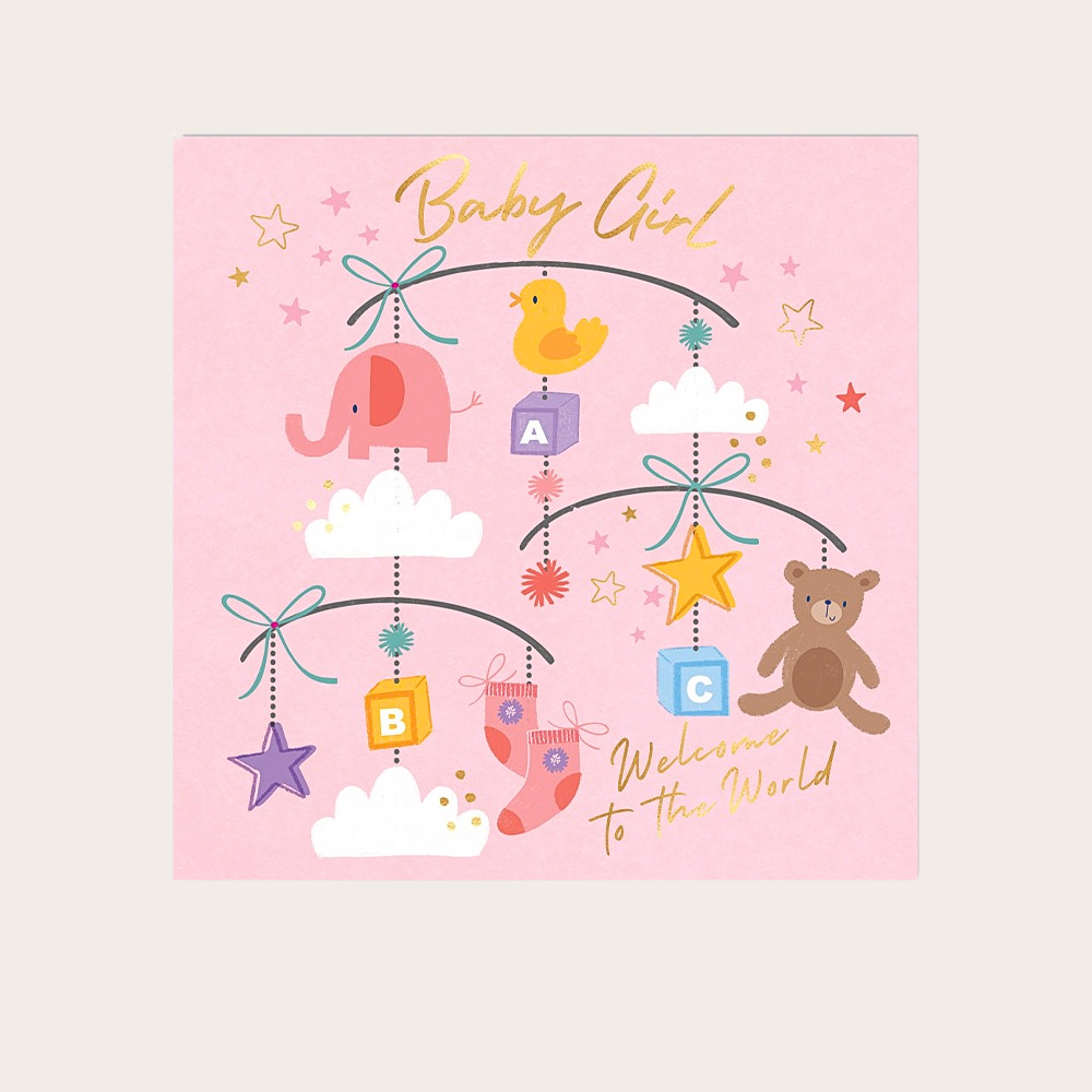 Baby Girl Card