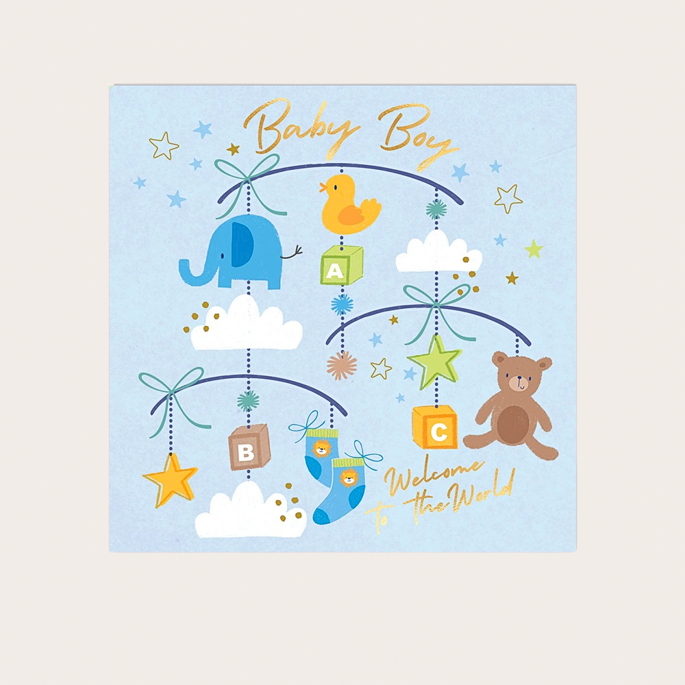 Baby Boy Card